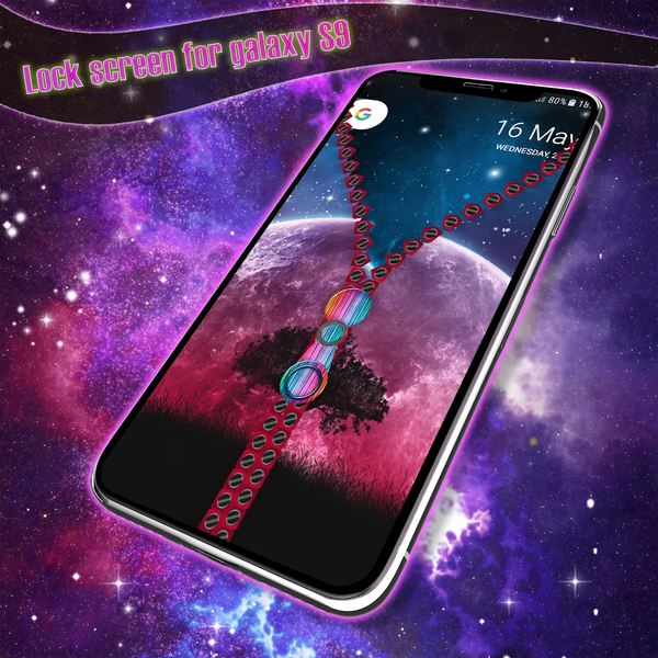 Lock screen for galaxy S21 - عکس برنامه موبایلی اندروید