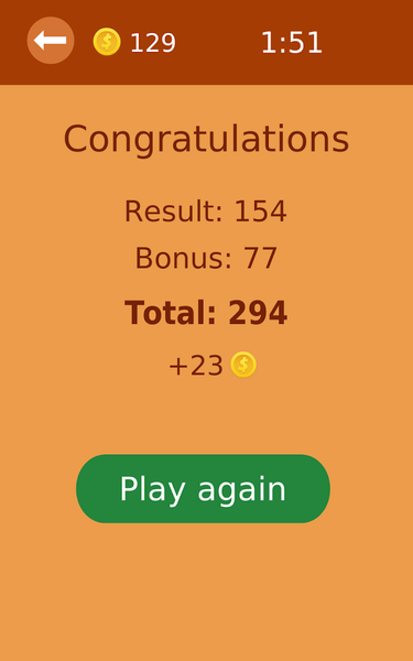 Word Search Puzzles - Gameplay image of android game