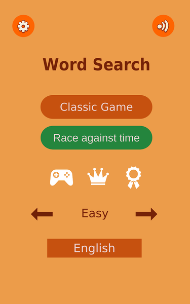 Word Search Puzzles - Gameplay image of android game