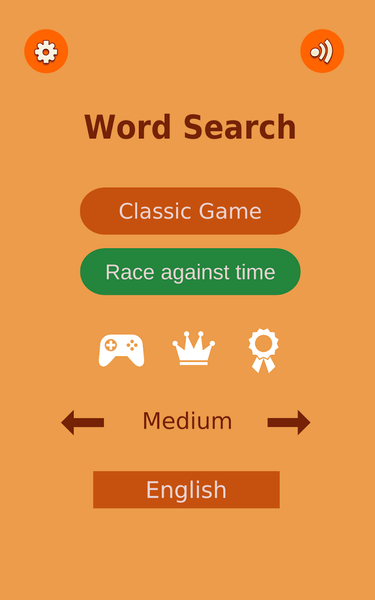 Word Search Puzzles - Gameplay image of android game