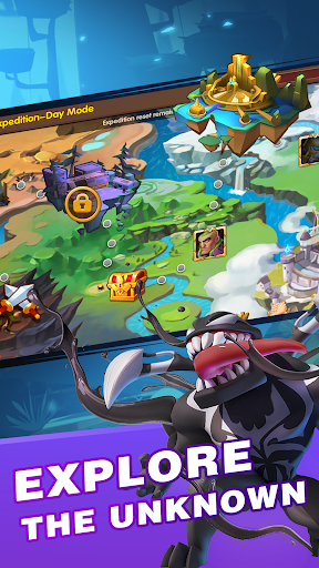 Idle Battles:Heroes vs Zombies - عکس بازی موبایلی اندروید