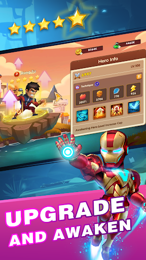 Idle Battles:Heroes vs Zombies - عکس بازی موبایلی اندروید