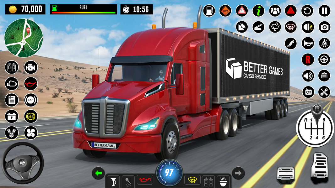 Truck Games - Driving School - عکس بازی موبایلی اندروید