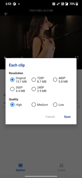 Video Splitter & Trim Videos - Image screenshot of android app