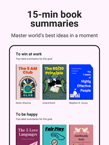 BookSnap: ۱۵min a book - عکس برنامه موبایلی اندروید