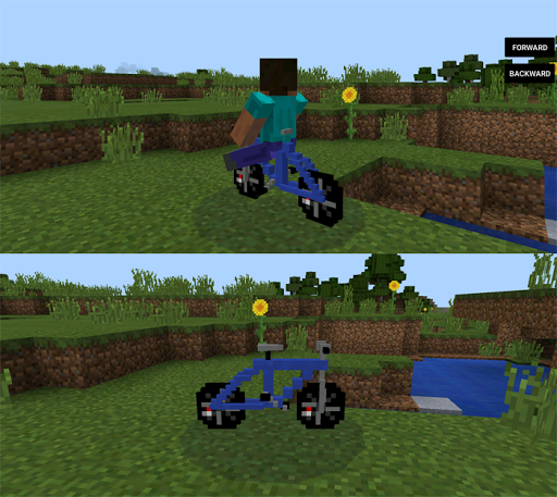 Transport mod for Minecraft - Image screenshot of android app