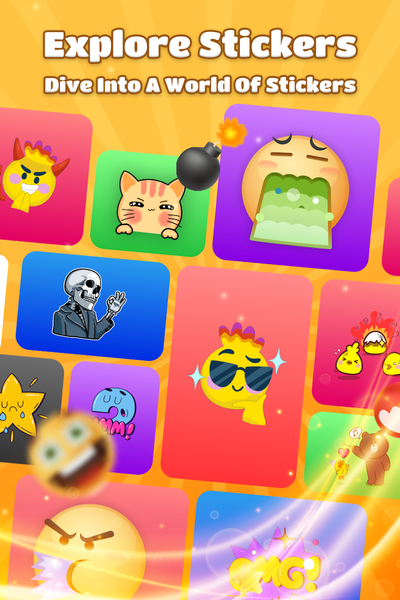 Sticker Fun & Emoji Maker - عکس برنامه موبایلی اندروید