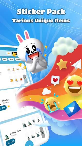 Sticker Fun & Emoji Maker - عکس برنامه موبایلی اندروید