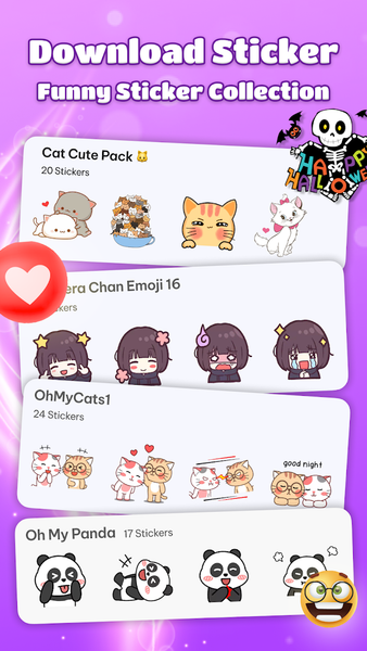 Sticker Fun & Emoji Maker - عکس برنامه موبایلی اندروید