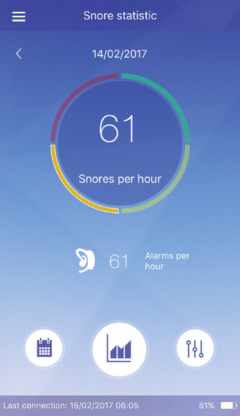 beurer SleepQuiet - Image screenshot of android app