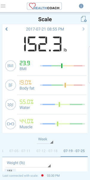 Beurer HealthCoach - Image screenshot of android app