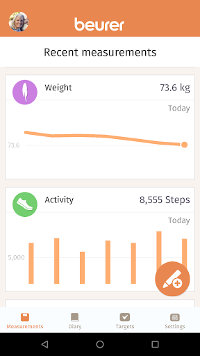 beurer HealthManager - Image screenshot of android app
