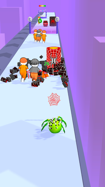 Spider Evolve n Shoot - Gameplay image of android game