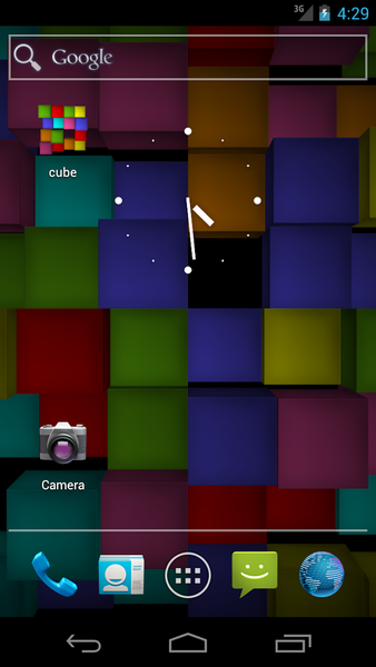 Cube ۳D Live Wallpaper - عکس برنامه موبایلی اندروید