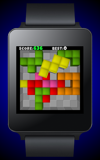 TetroCrate 3D for Android Wear - Gameplay image of android game
