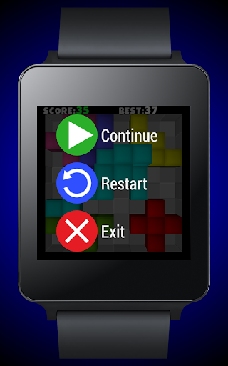 TetroCrate 3D for Android Wear - Gameplay image of android game