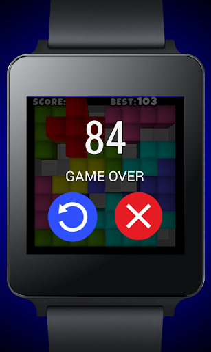 TetroCrate 3D for Android Wear - Gameplay image of android game