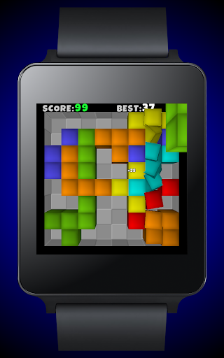 TetroCrate 3D for Android Wear - Gameplay image of android game