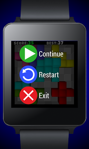 TetroCrate 3D for Android Wear - Gameplay image of android game