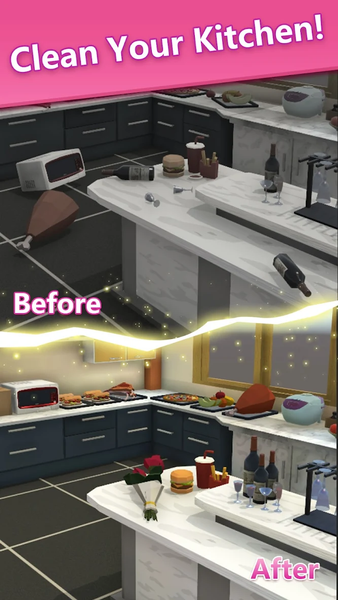 House Clean Up 3D- Decor Games - Gameplay image of android game