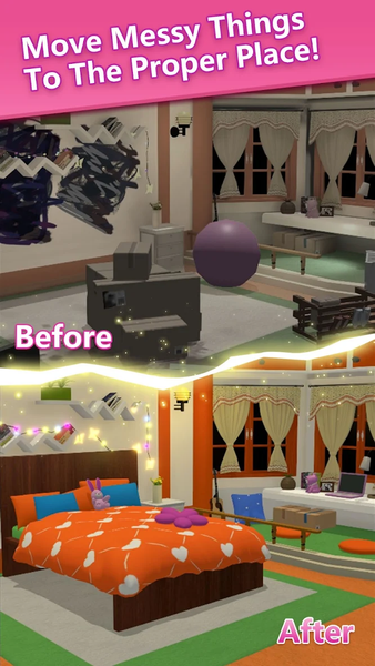 House Clean Up 3D- Decor Games - Gameplay image of android game