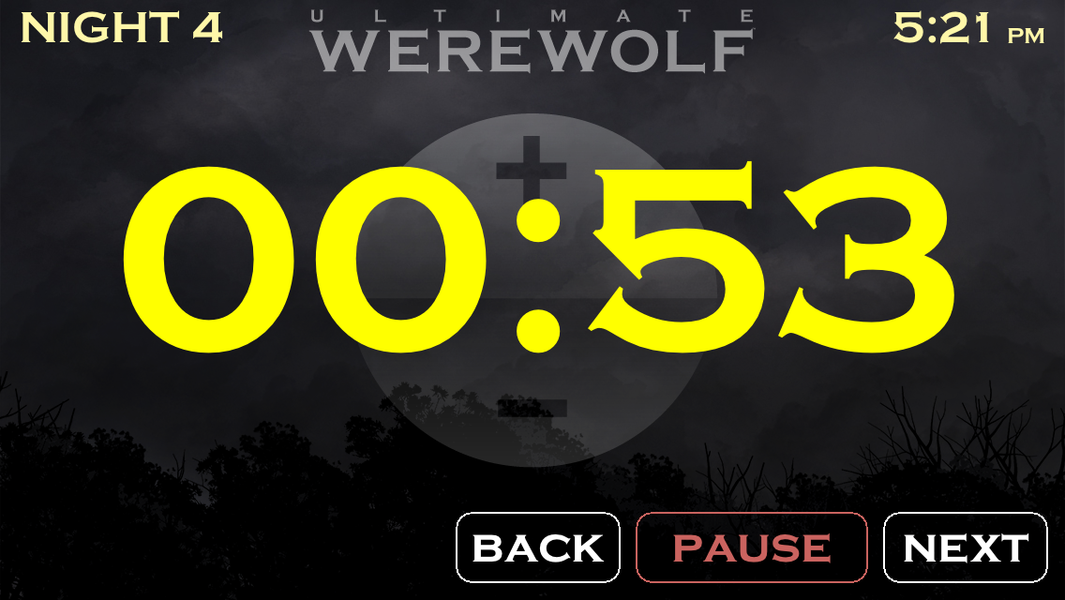 Ultimate Werewolf Timer - عکس برنامه موبایلی اندروید