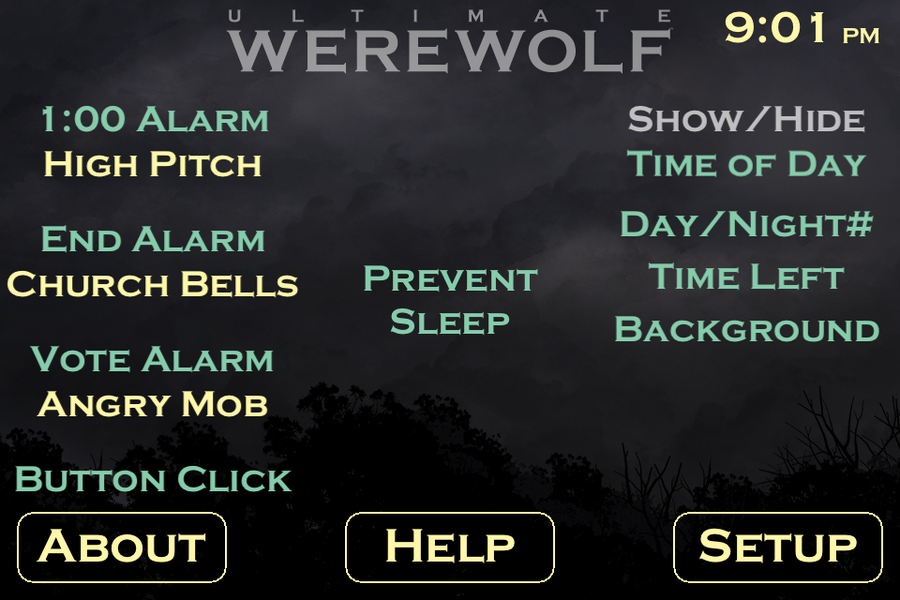 Ultimate Werewolf Timer - عکس برنامه موبایلی اندروید
