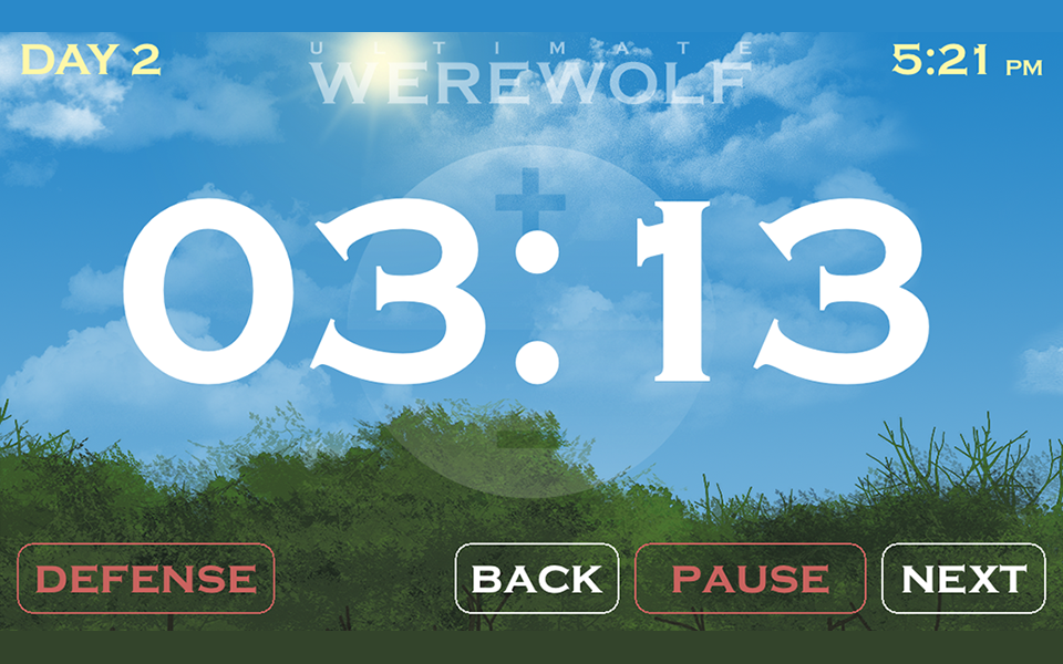 Ultimate Werewolf Timer - عکس برنامه موبایلی اندروید