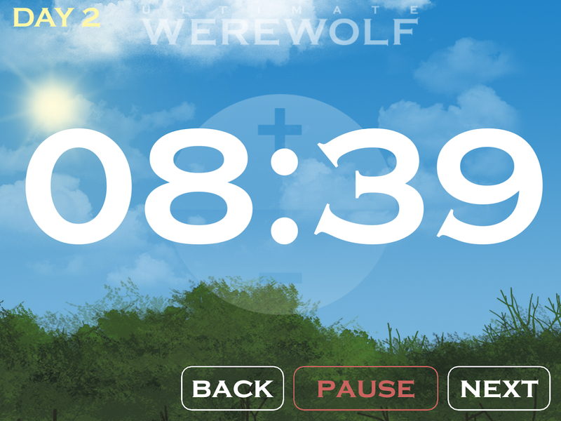Ultimate Werewolf Timer - عکس برنامه موبایلی اندروید