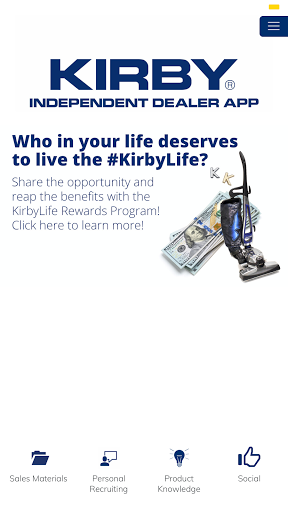 Independent Kirby Dealer App - Image screenshot of android app