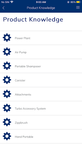 Independent Kirby Dealer App - Image screenshot of android app