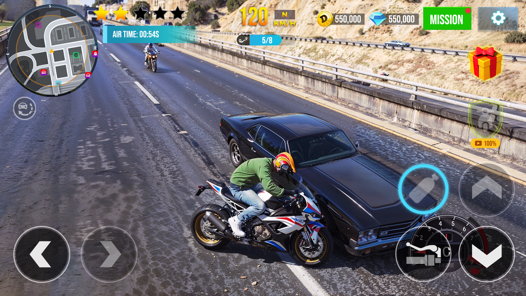 Moto Racing: Driving Simulator - عکس بازی موبایلی اندروید