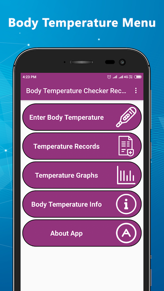 Body temperature deals checking app