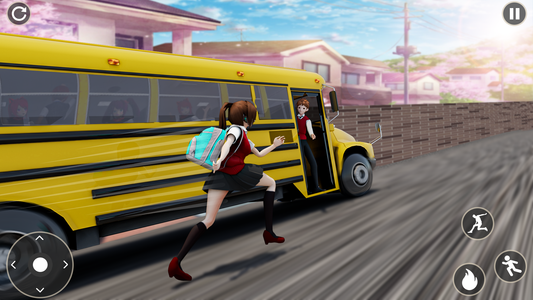 Anime High School Girl Love Story - High School Girl Life Sim 3D SAKURA  School Simulator Game for Kids - Yumi High School Anime Games 2023 - Anime