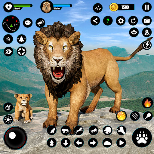 Lion Games Wild Animal Life 3D - Gameplay image of android game