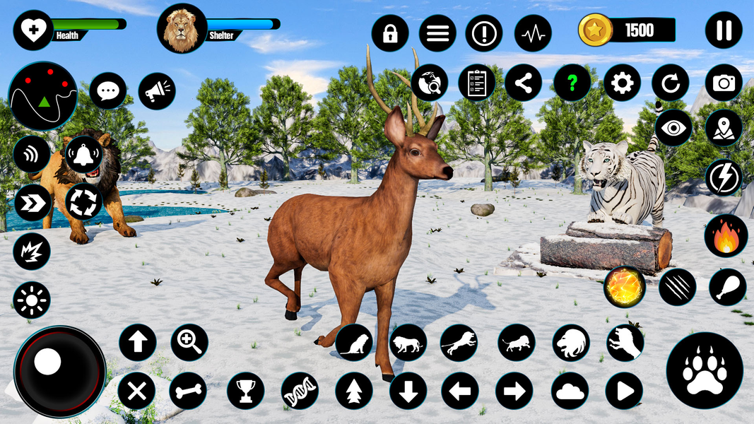 Lion Games Wild Animal Life ۳D - عکس بازی موبایلی اندروید