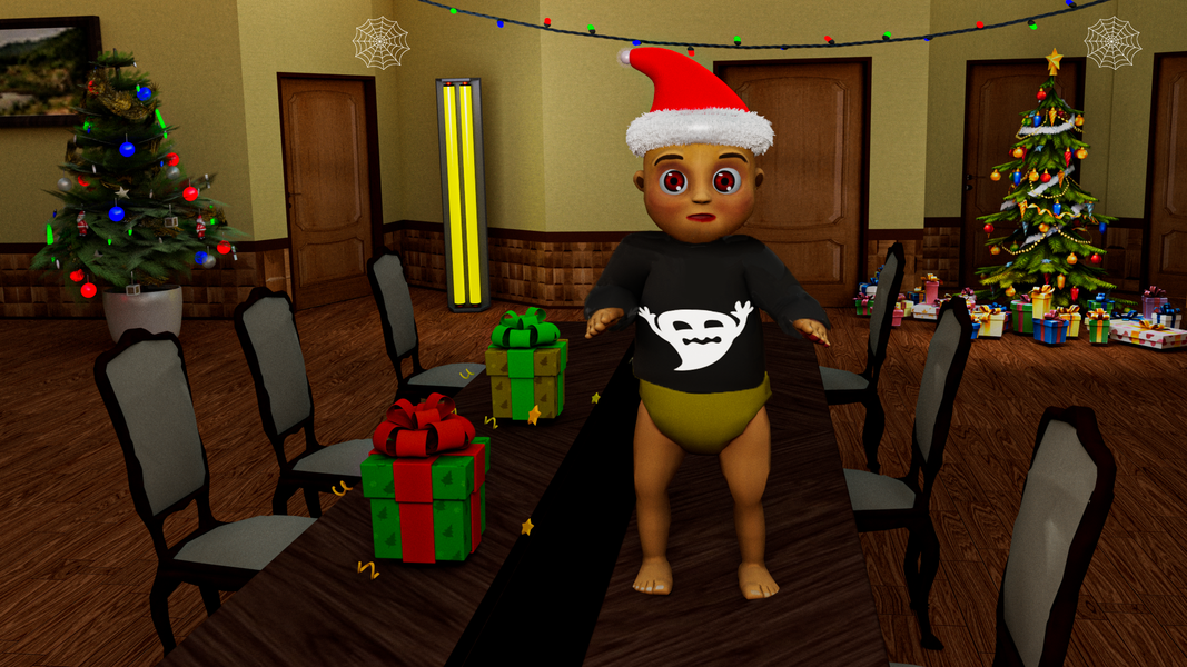 Scary Baby: Scary Pink Baby 3D - Gameplay image of android game