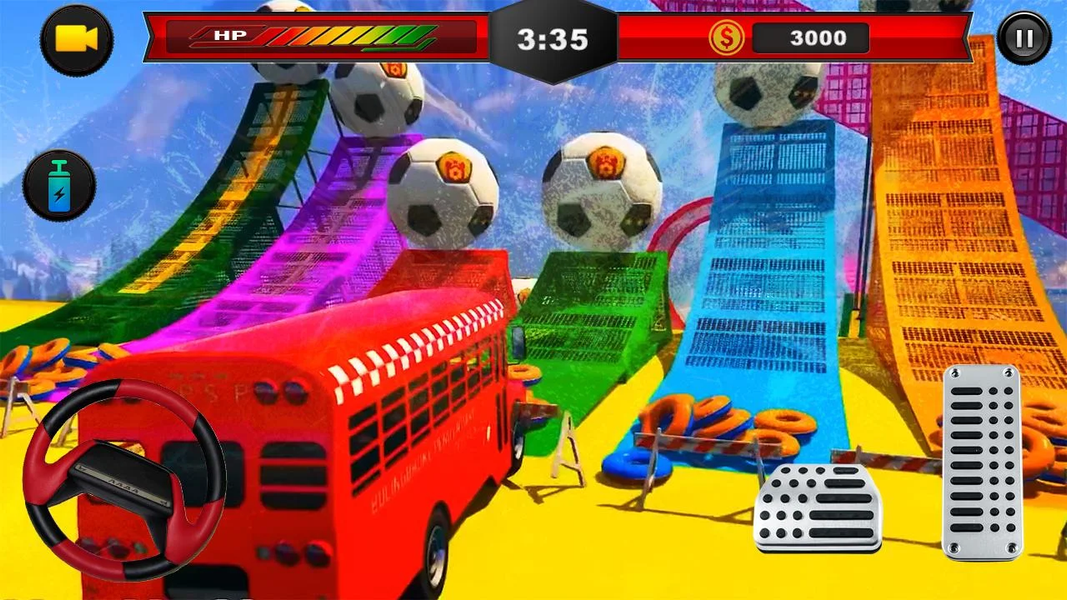 Superheroes Bus Racing Game - عکس برنامه موبایلی اندروید