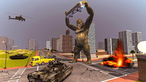 Angry Gorilla City Smasher 3D - Image screenshot of android app