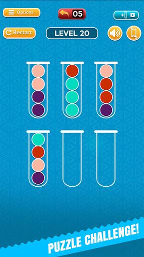 Bubble Ball Sort Fun Puzzle - Image screenshot of android app