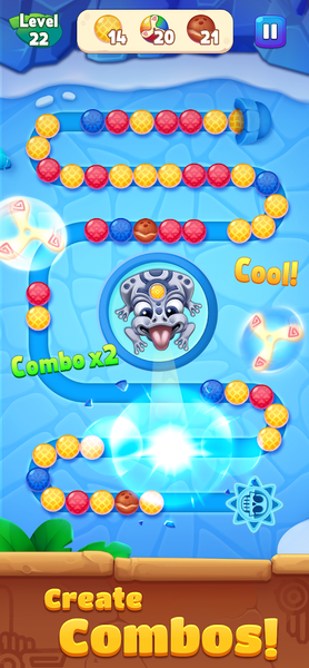 Marble Zumba: Shoot Blast Ball - Gameplay image of android game