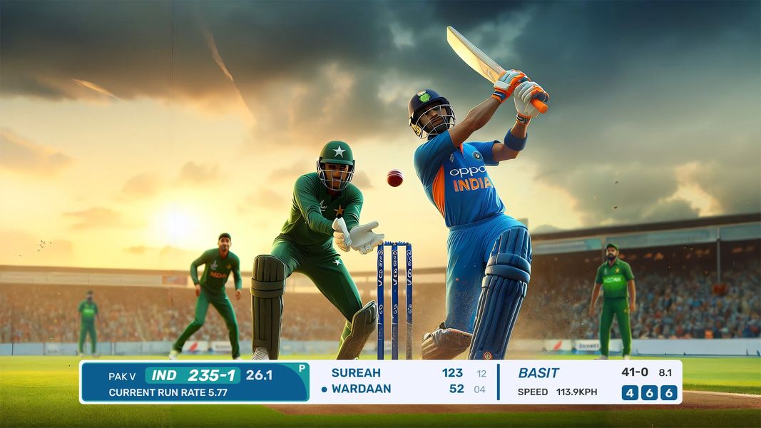 Real World T20 Cricket 2024 - Gameplay image of android game
