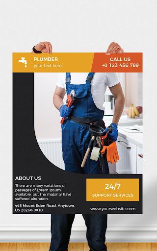 Flyers, Poster Maker, Design - Image screenshot of android app