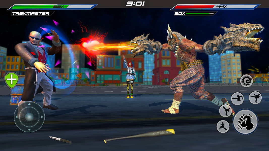 Karate Fighter: Kombat Games - Gameplay image of android game