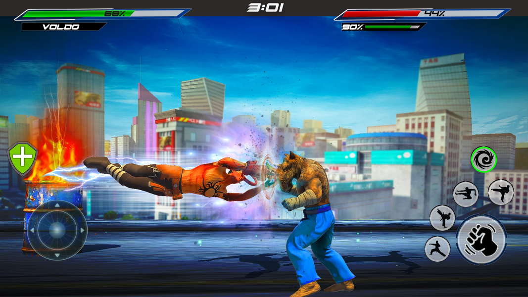Karate Fighter: Kombat Games - Gameplay image of android game