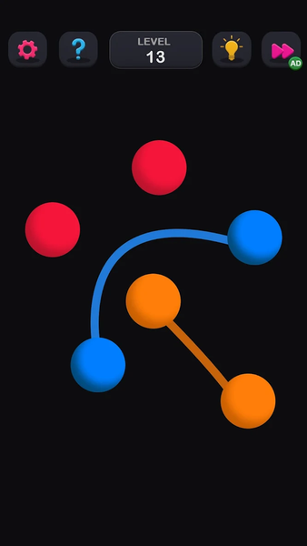 Ball Connect Puzzle: Link Dots - Gameplay image of android game