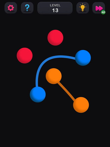 Ball Connect Puzzle: Link Dots - Gameplay image of android game