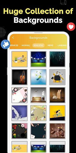 Post Maker, Graphic Design App - عکس برنامه موبایلی اندروید