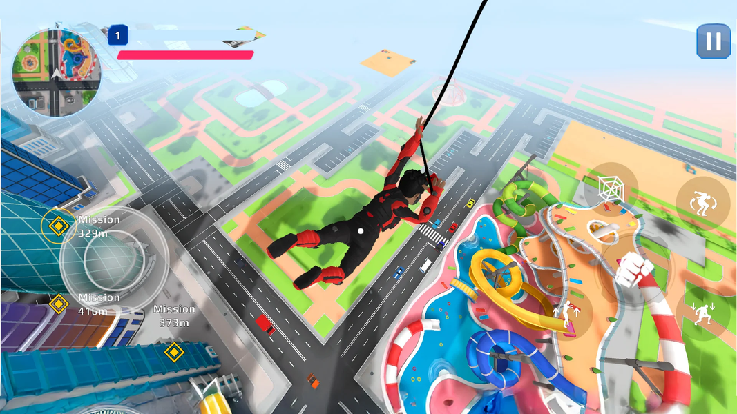 Super Hero Fight: Flying Game - عکس بازی موبایلی اندروید