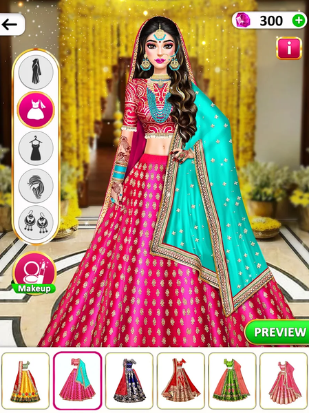 Indian Wedding Dress up Games - عکس بازی موبایلی اندروید